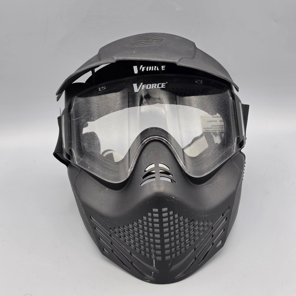 VForce Paintball Mask One Size Black Protective Goggle Visor Tactical Gear